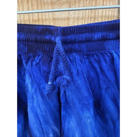 CaliKind Tie-Dye Blue & Black Pants Pull On Boho Festival XXXL gender neutral - Picture 5 of 10